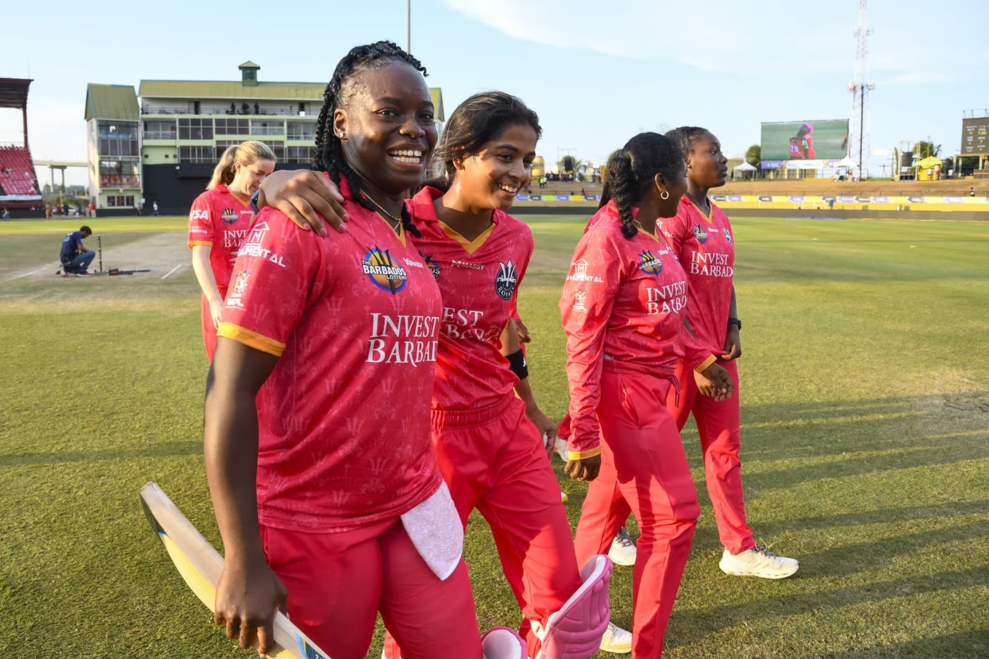 Aaliyah Alleyne and Shreyanka Patil saw Royals home