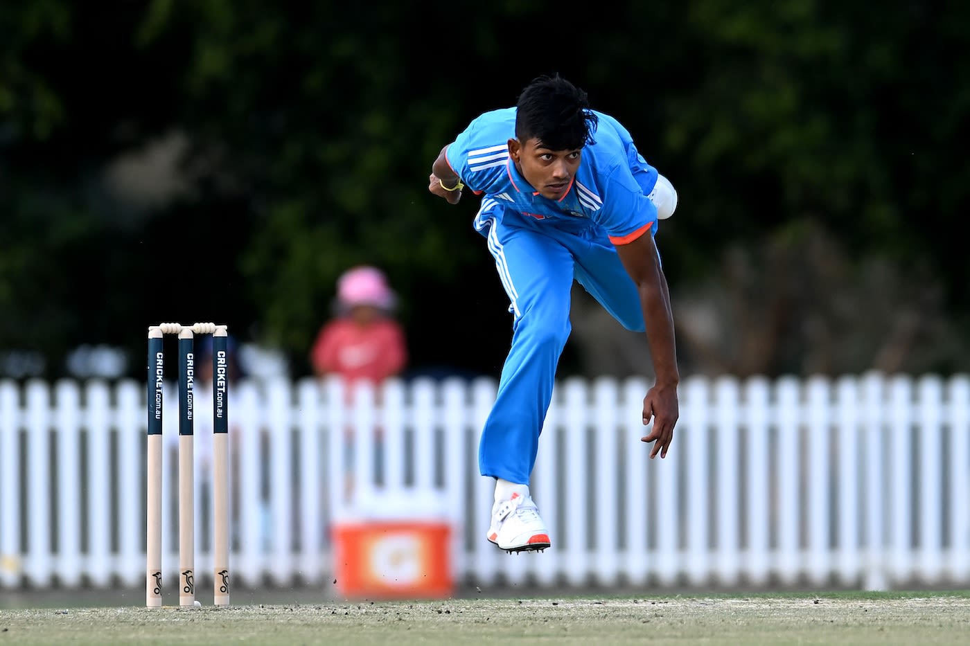 Kishan Kumar picked up the first two wickets