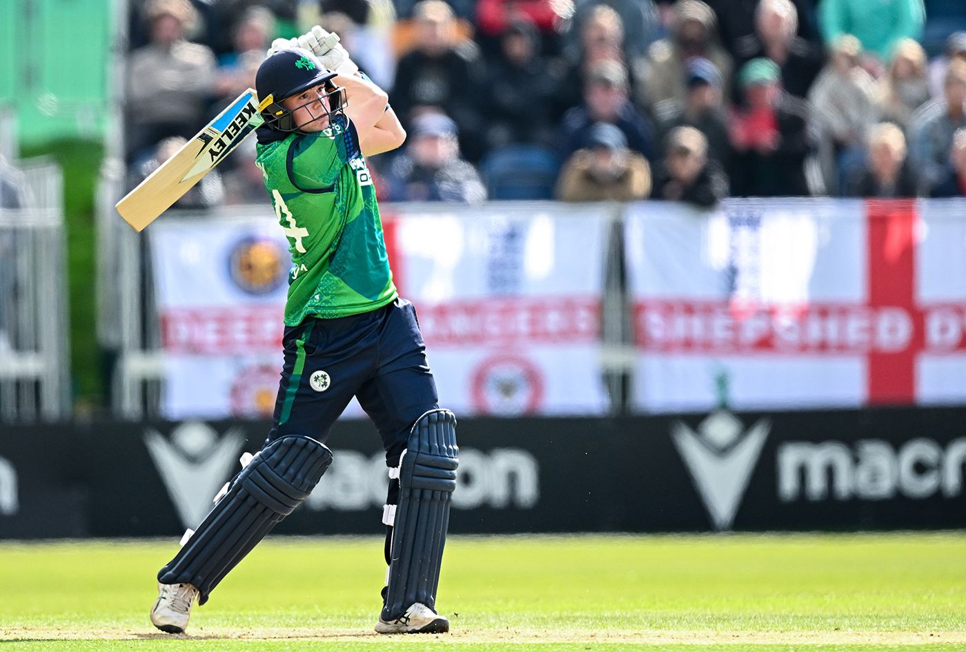 Gareth Delany kept Ireland afloat with 48 not out