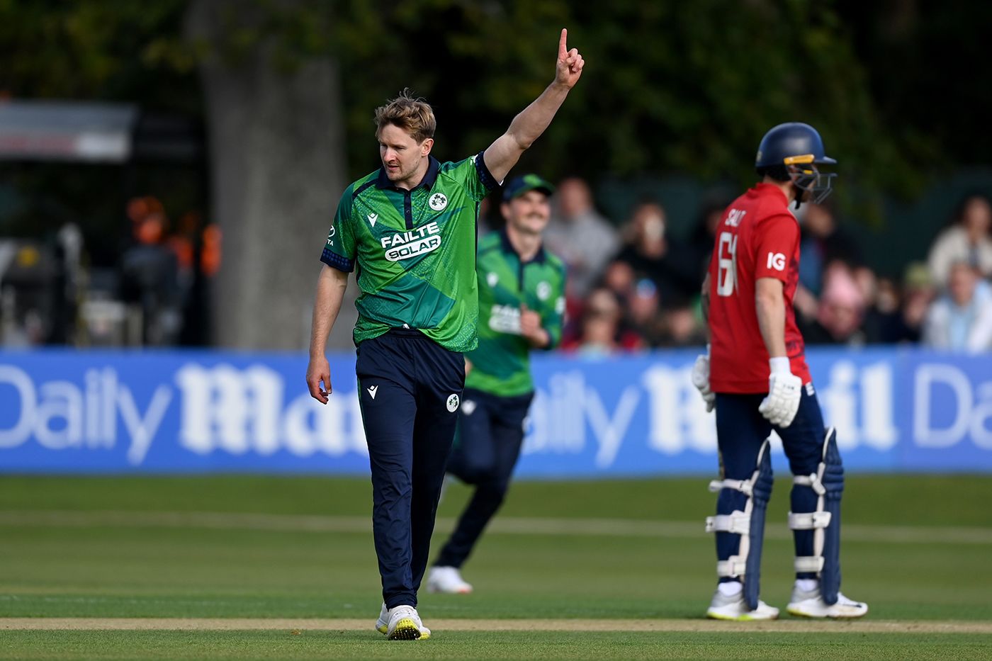 Barry McCarthy picked up the wicket of Jos Buttler