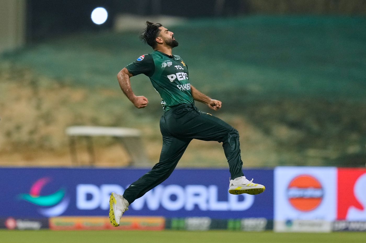 Hussain Talat picked up back-to-back wickets
