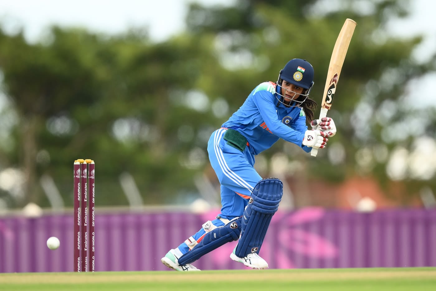Dhara Gujjar flicks one away