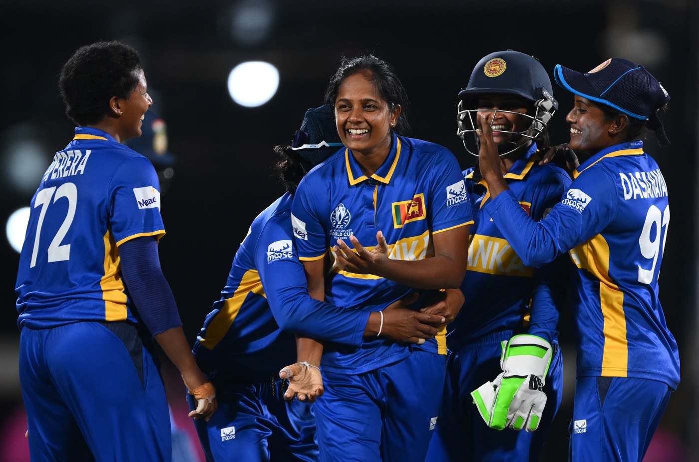 Inoka Ranaweera struck thrice in an over