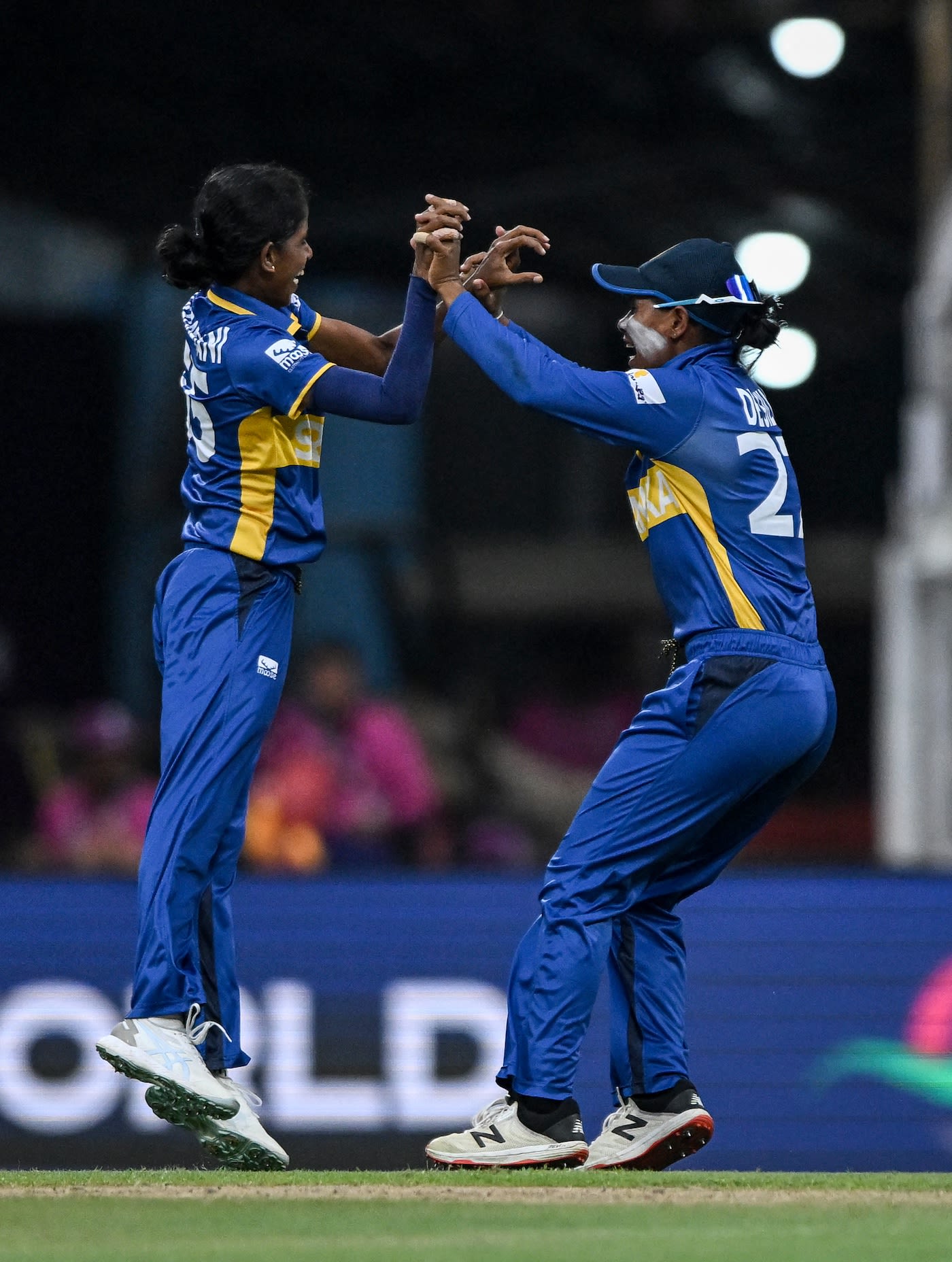 Udeshika Prabodhani picked up the first wicket of the tournament