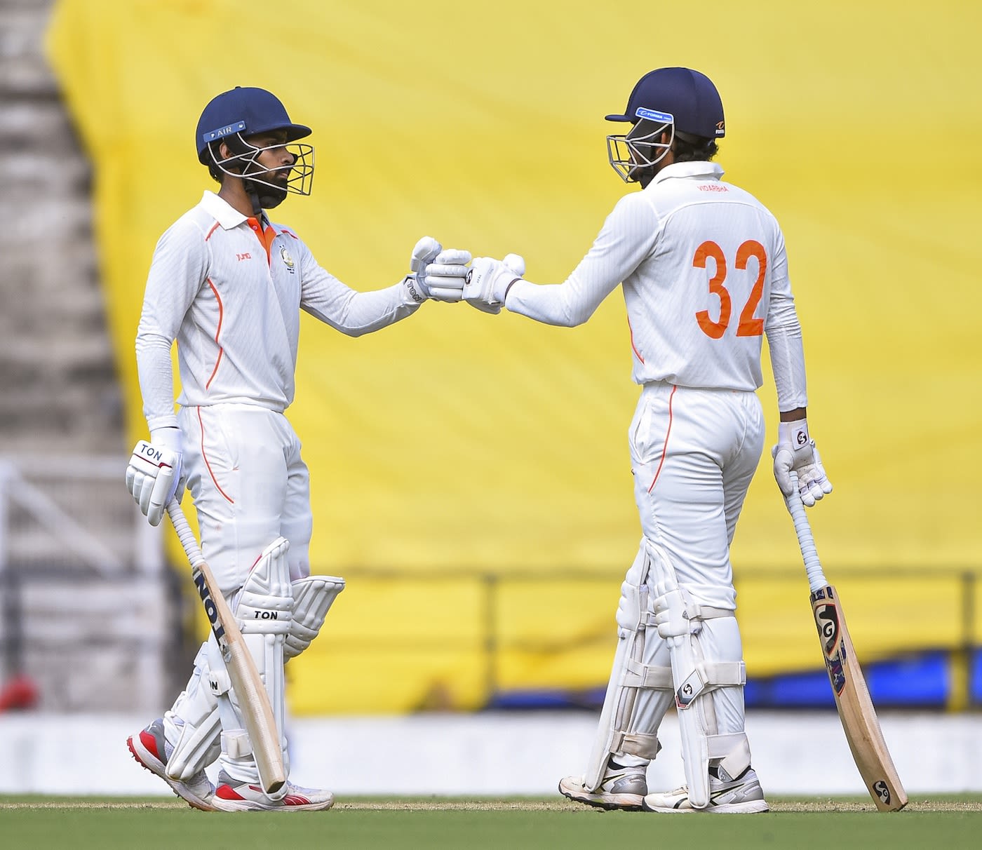 Atharva Taide (L) and Yash Rathod added a century stand