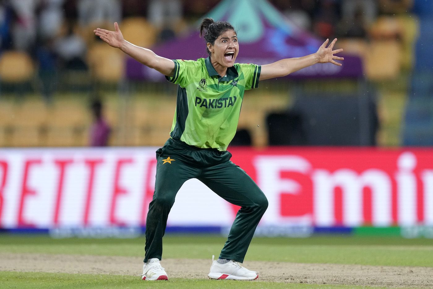 Diana Baig, who took 4 for 69, was the most successful and expensive Pakistan bowler