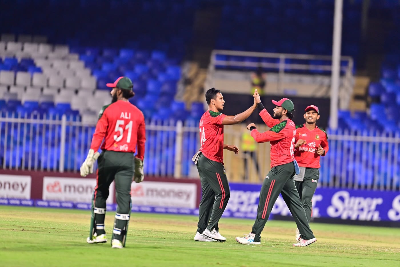 Mohammad Saifuddin struck in his first two overs