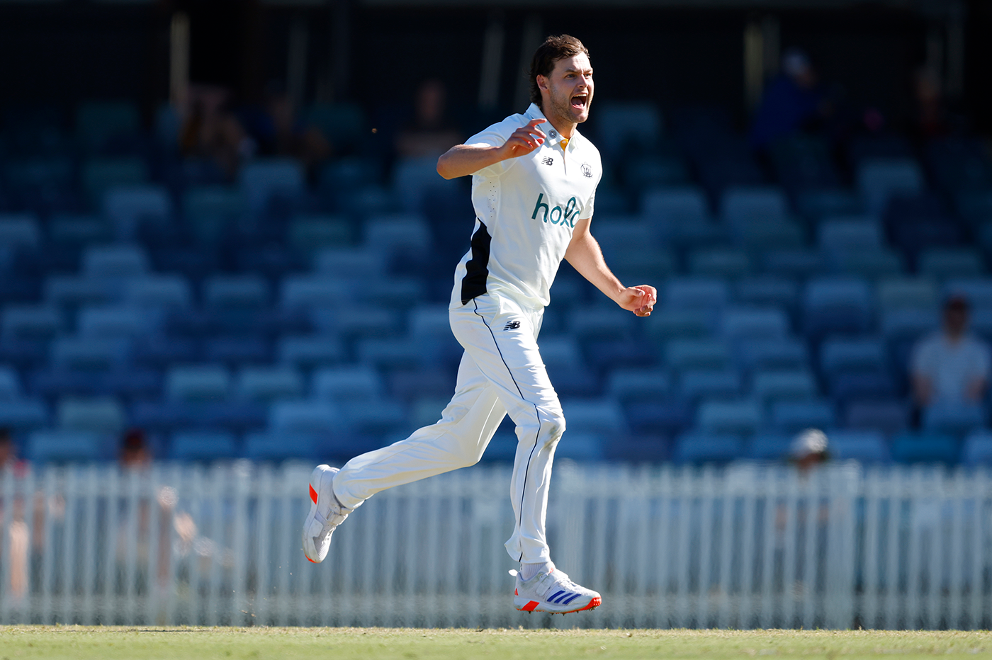 Matt Kelly carried a depleted Western Australia attack with five wickets