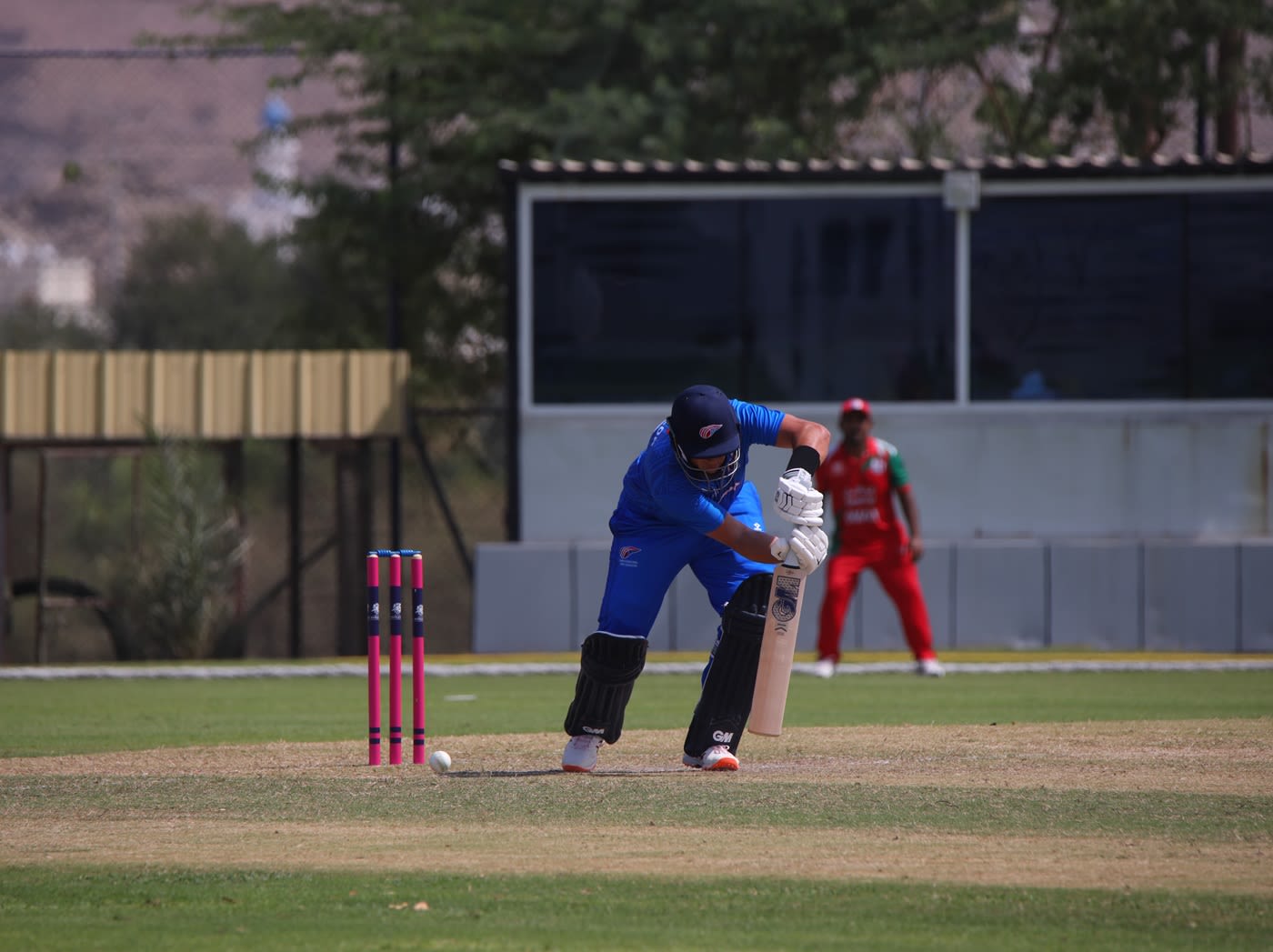 Ross Taylor in action for Samoa