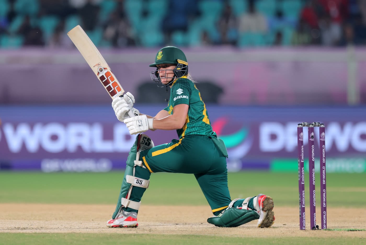 Anneke Bosch showed her prowess against spin