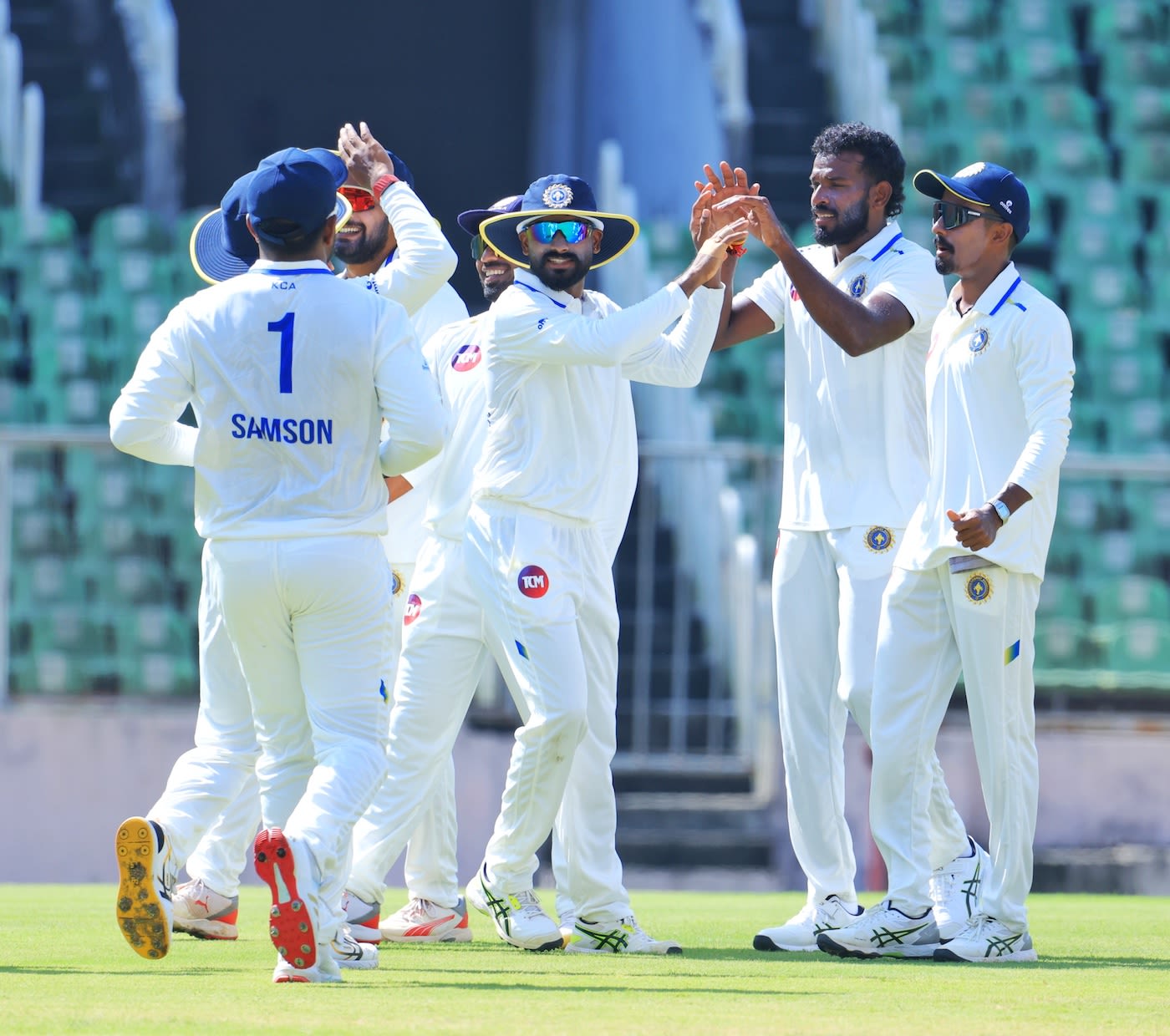 MD Nidheesh picked up five wickets