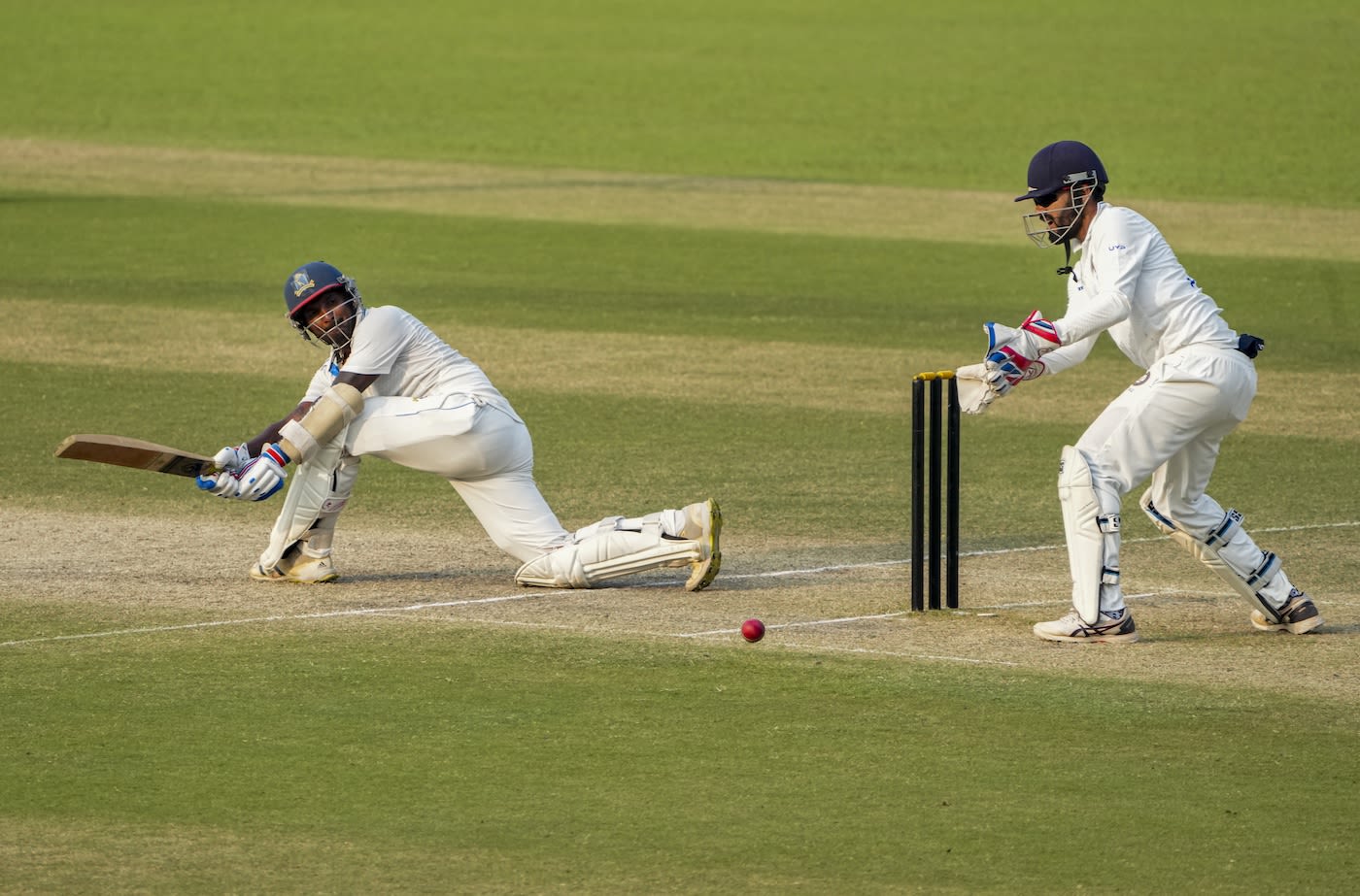 Sumanta Gupta plays a sweep