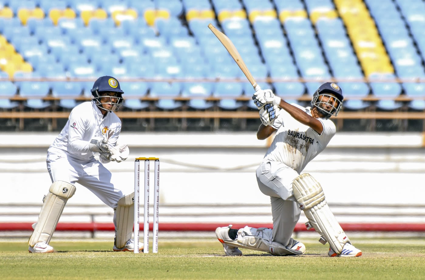 Chetan Sakariya helped Saurashtra snatch the first-innings lead