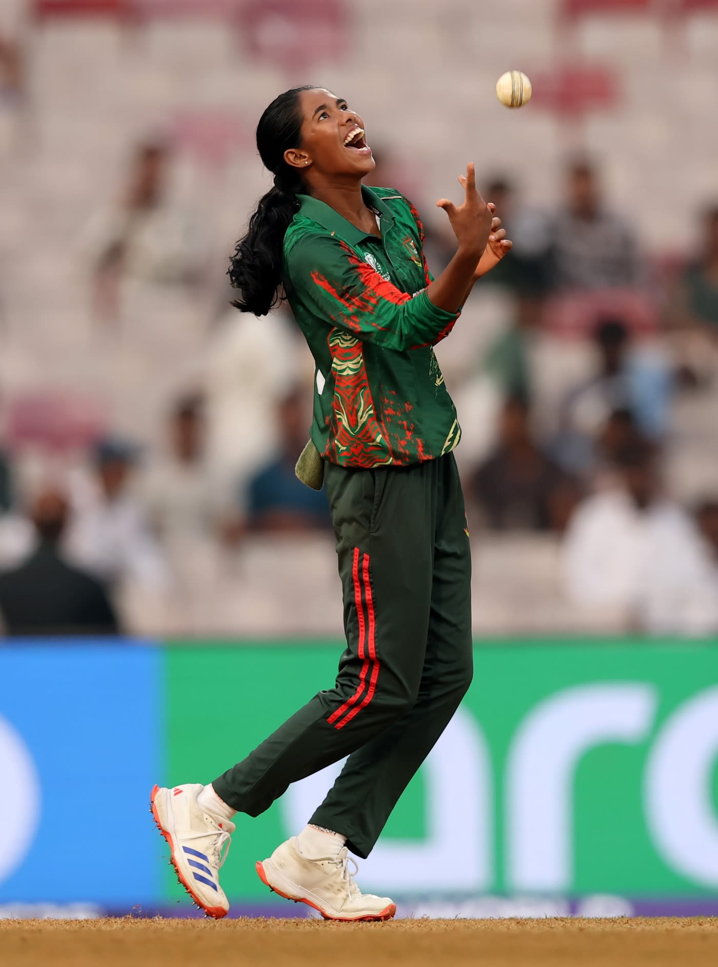 Shorna Akter ran through Sri Lanka's middle order