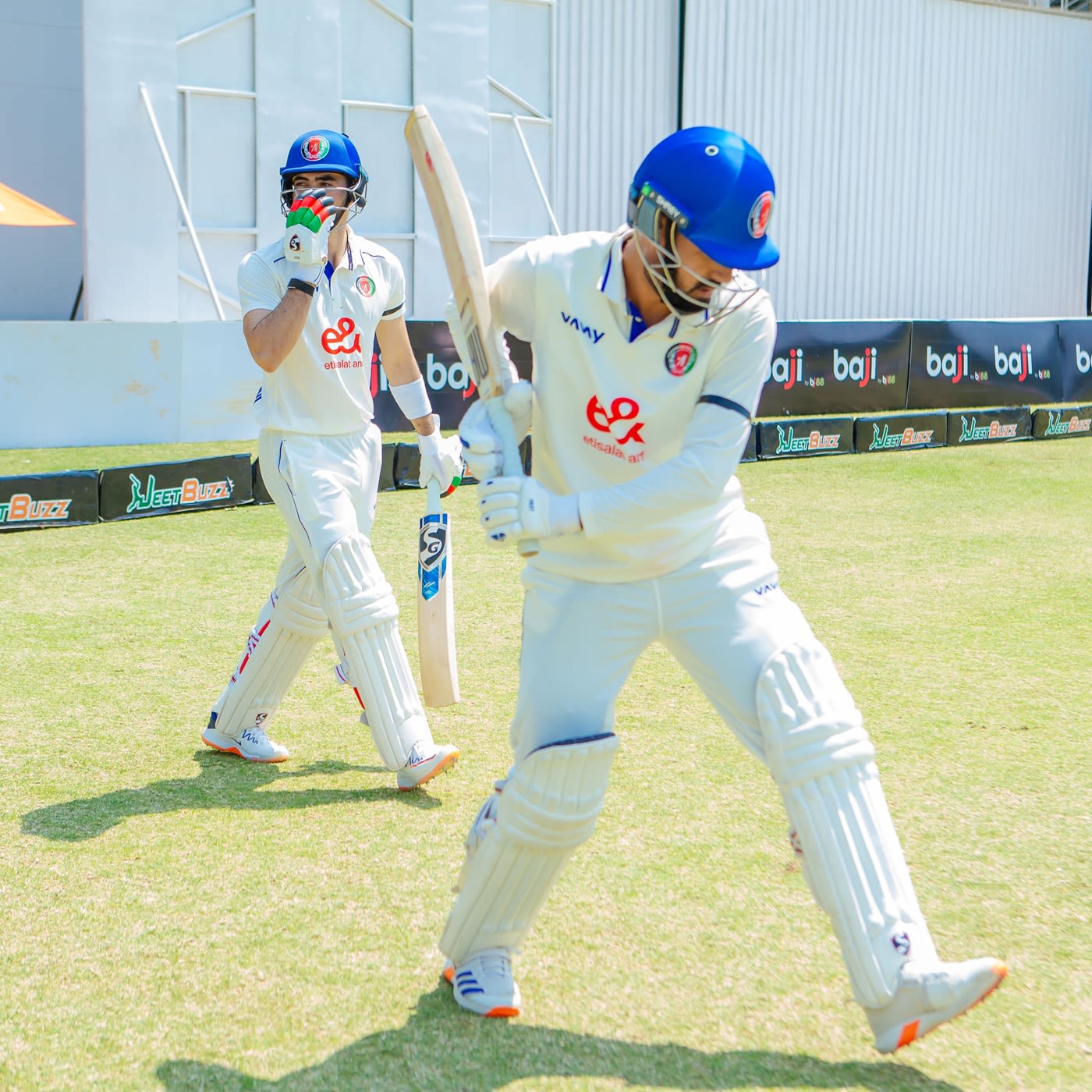 Afghanistan openers Abdul Malik and Ibrahim Zadran
