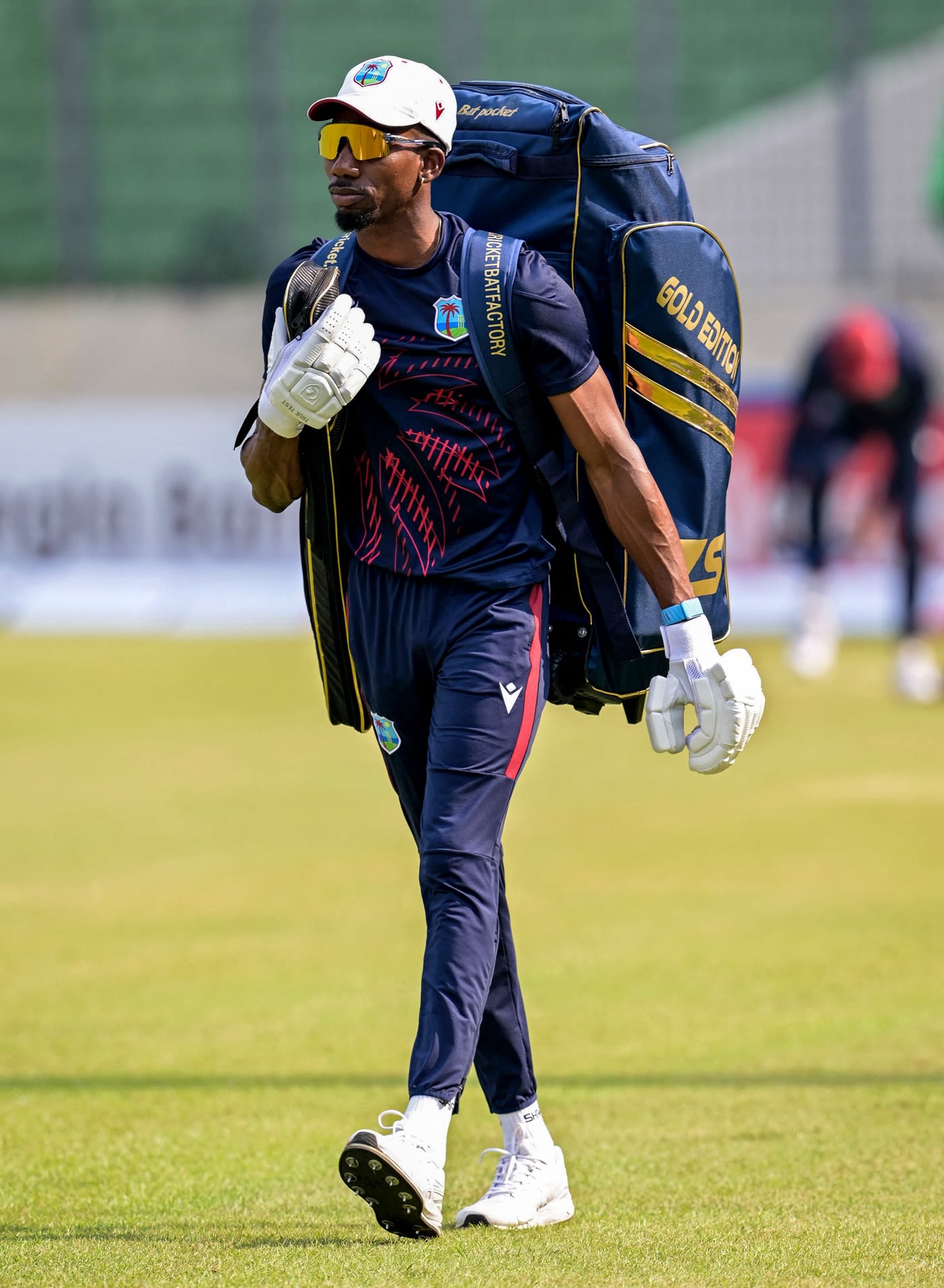 Khary Pierre arrives for training
