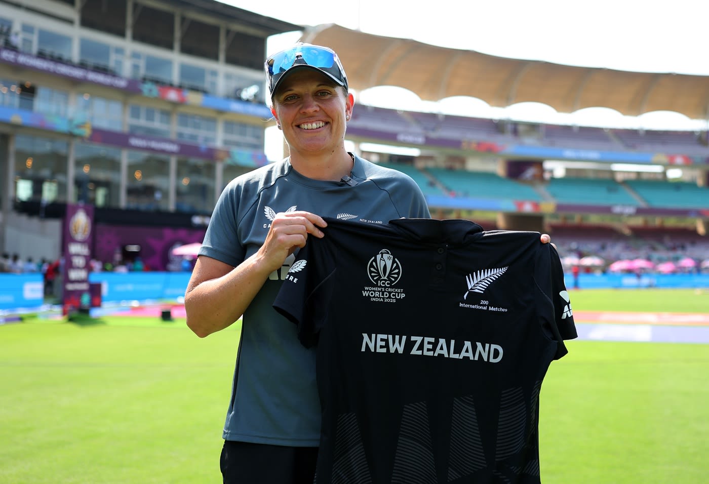 Lea Tahuhu ahead of her 200th international