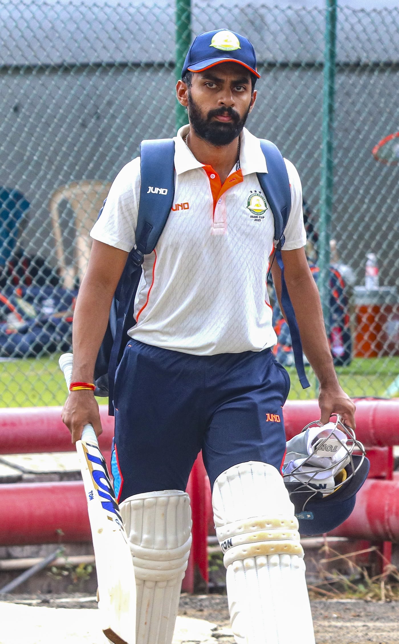 Atharva Taide arrives for training