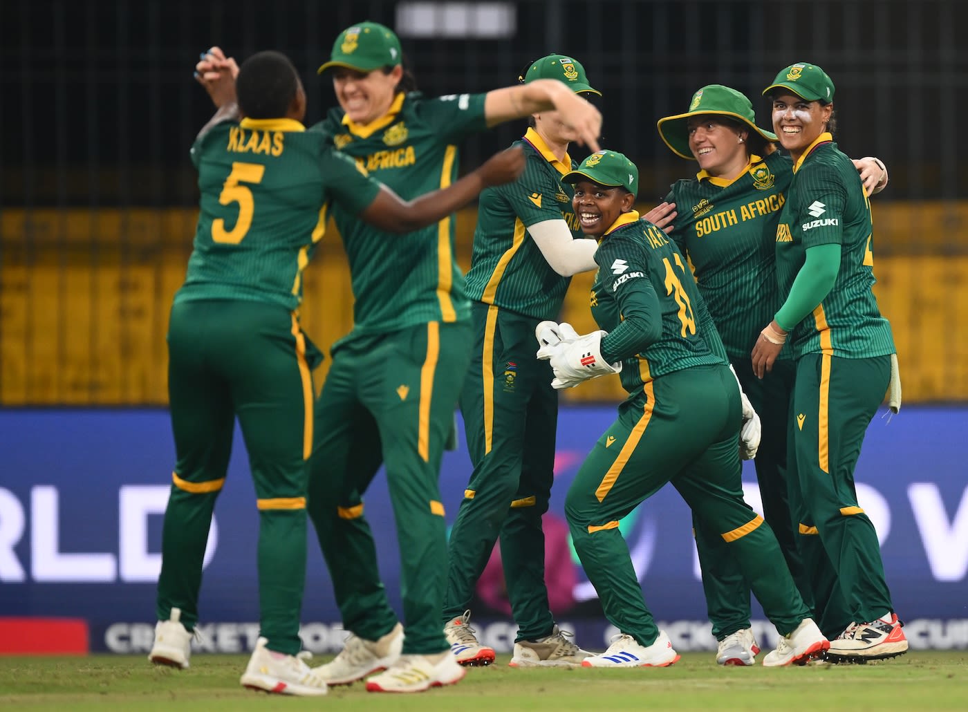 South Africa were ecstatic after removing Ellyse Perry cheaply