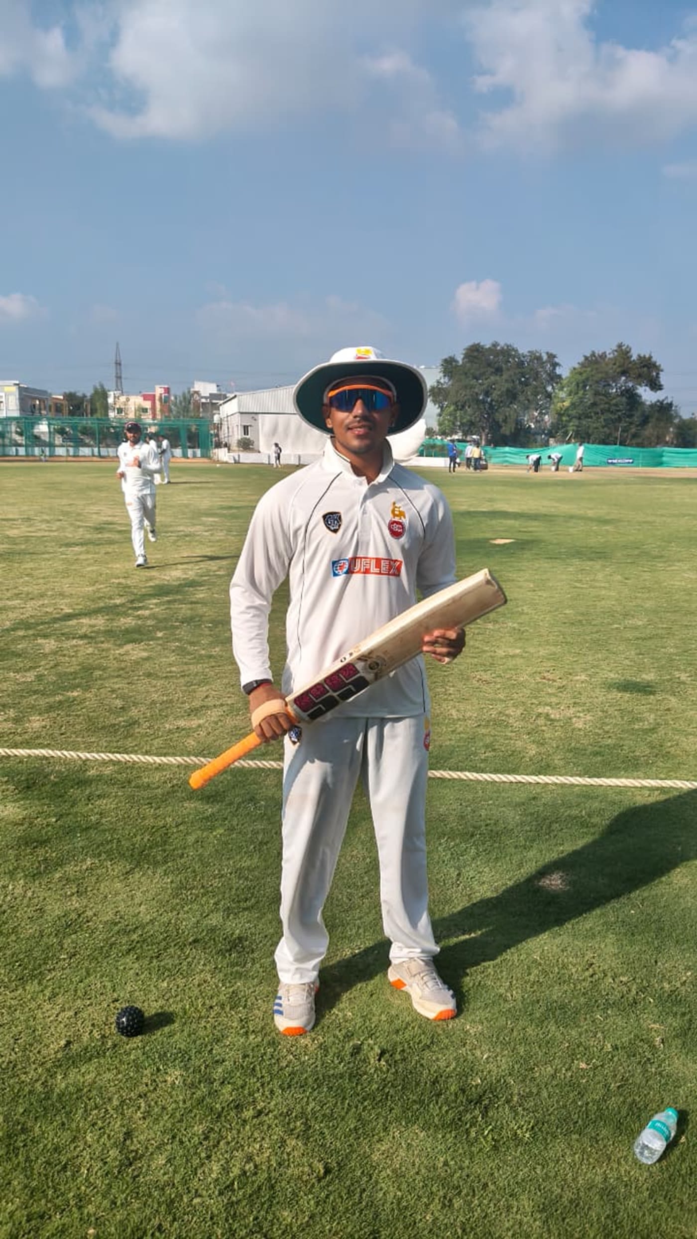 Ayush Doseja finished the day unbeaten on 62