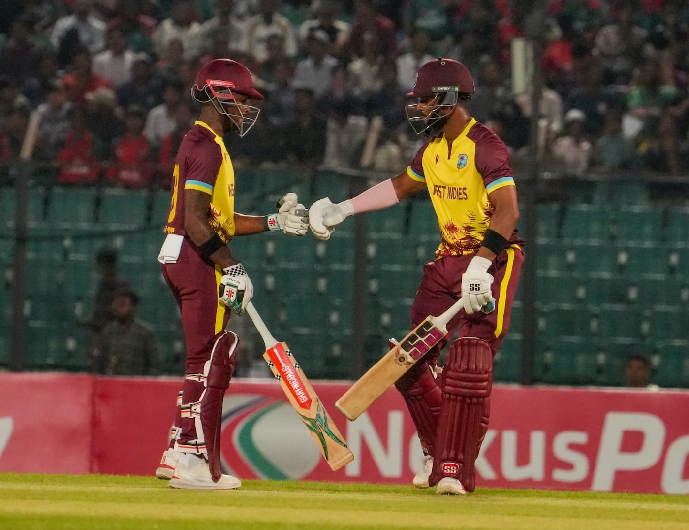 Shai Hope and Alick Athanaze put on a half-century stand