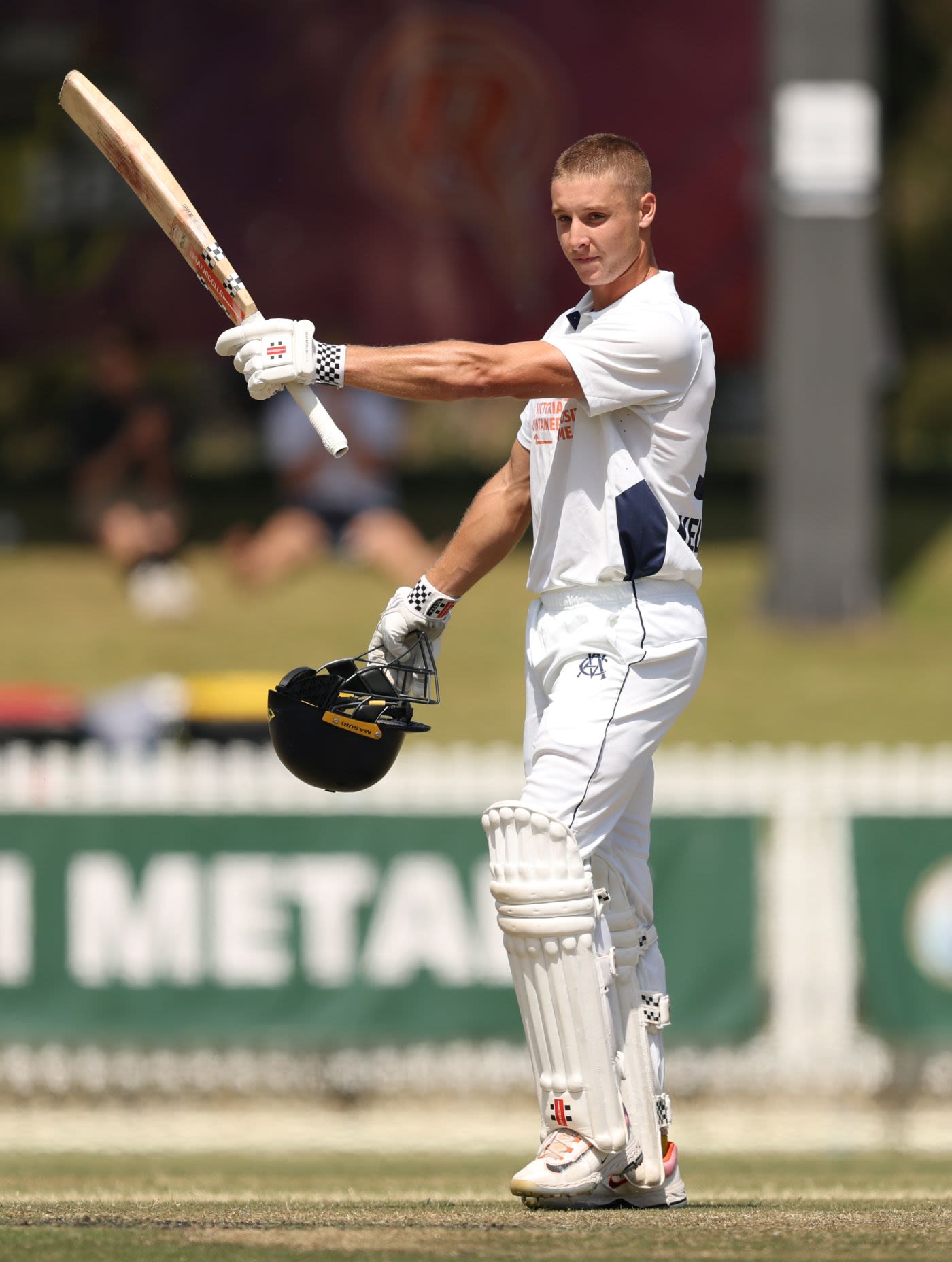 Campbell Kellaway scored his third first-class century