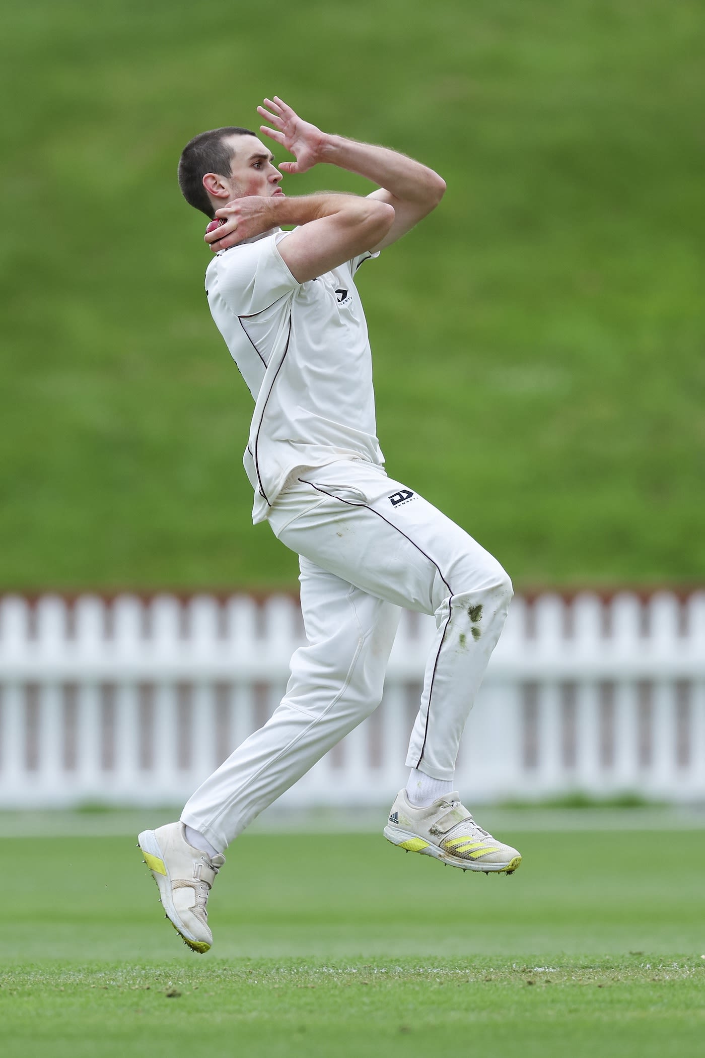 Kristian Clarke bowls