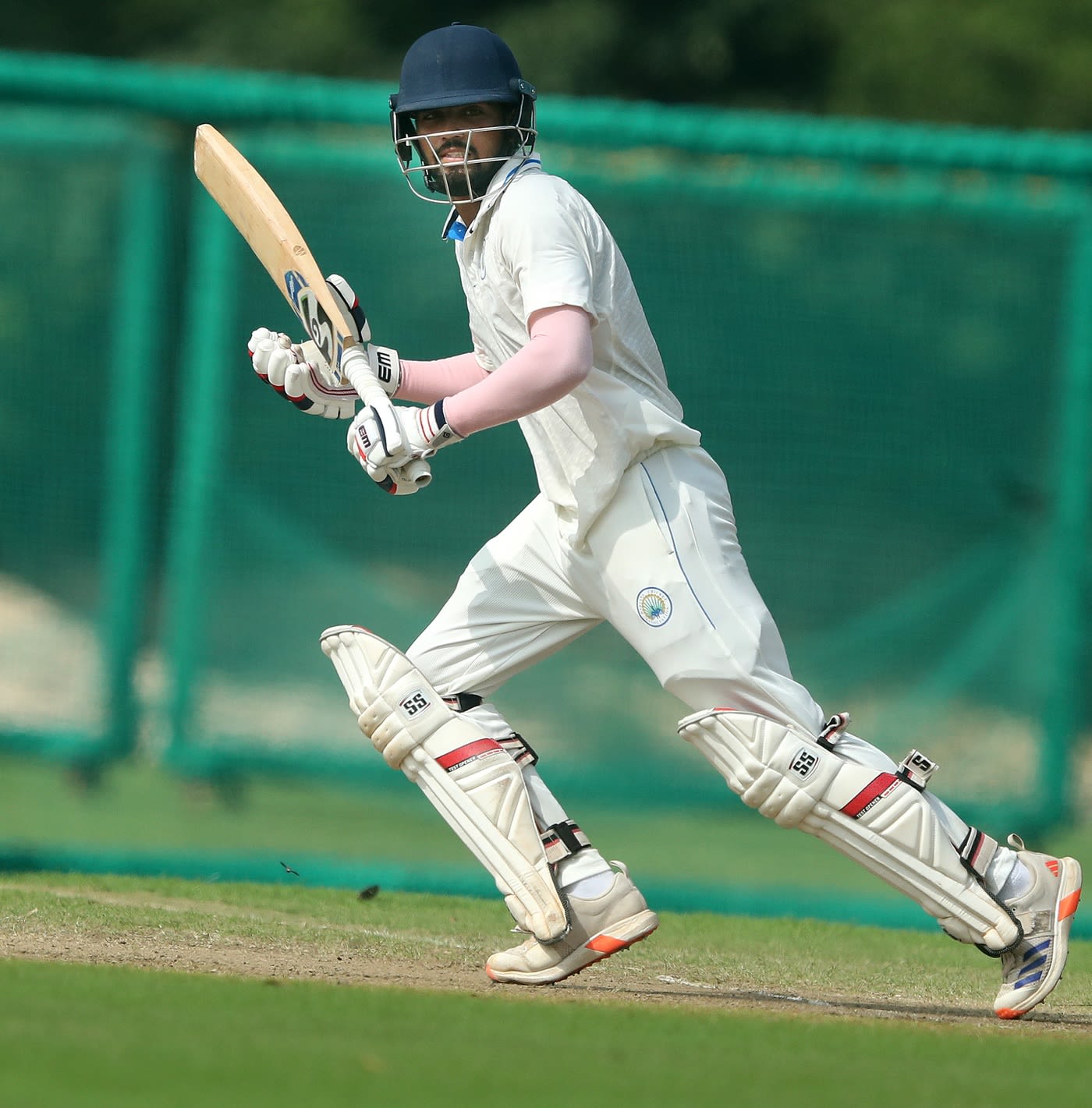 Parth Vats in action for Haryana