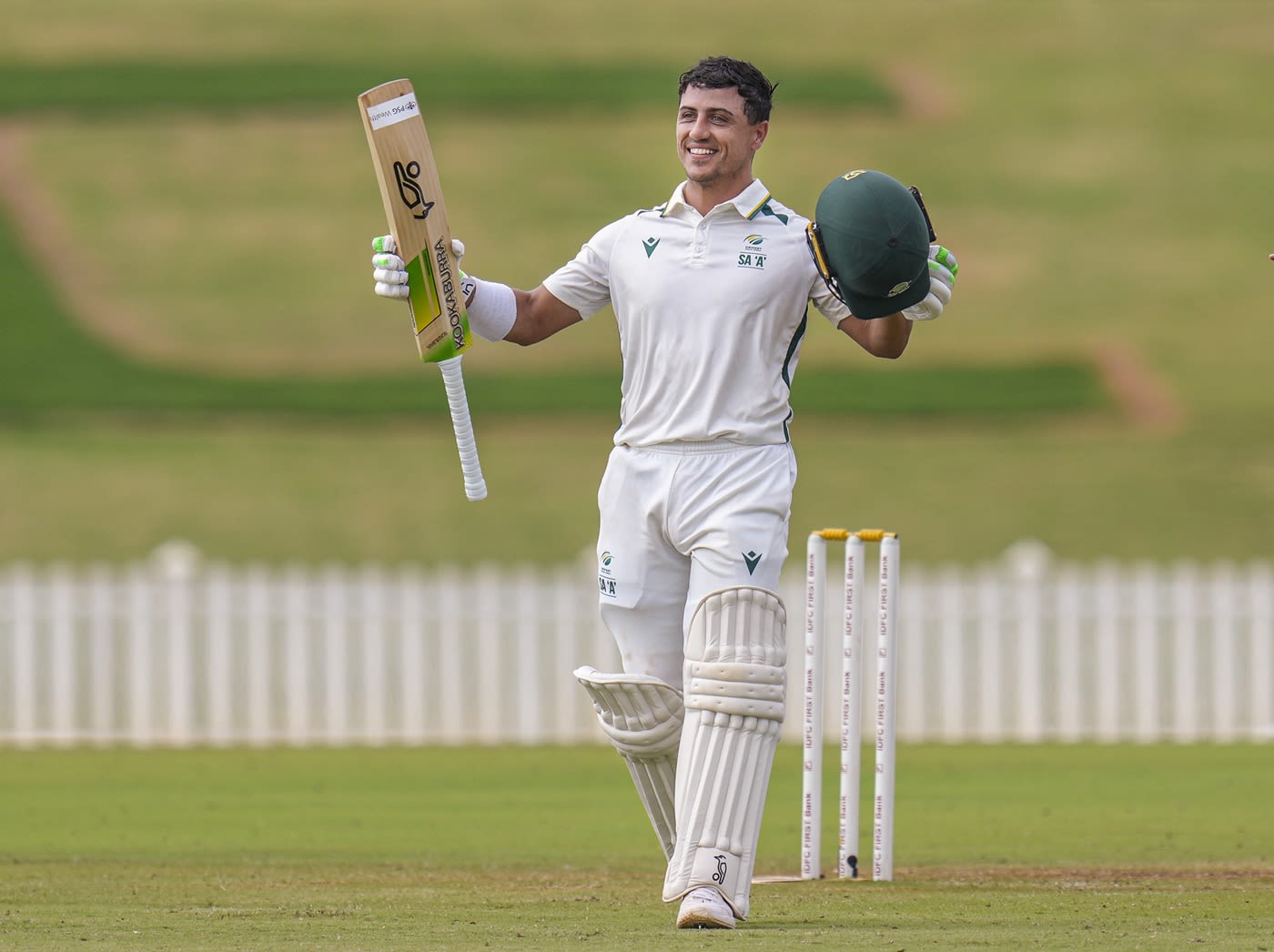 Marques Ackerman celebrates his century
