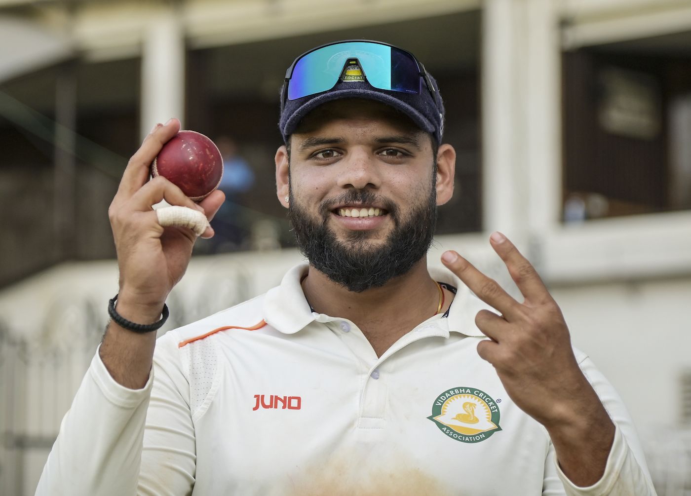 Parth Rekhade took eight wickets across both innings