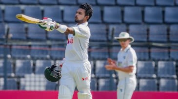 Shanto, Mahmudul centuries and spinners put Bangladesh in command
