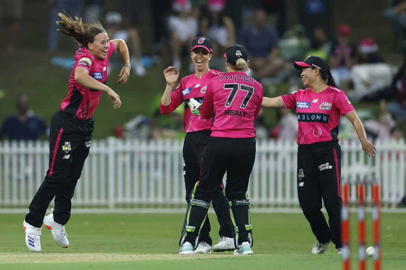 Caoimhe Bray became the seventh player to pick up a WBBL hat-trick