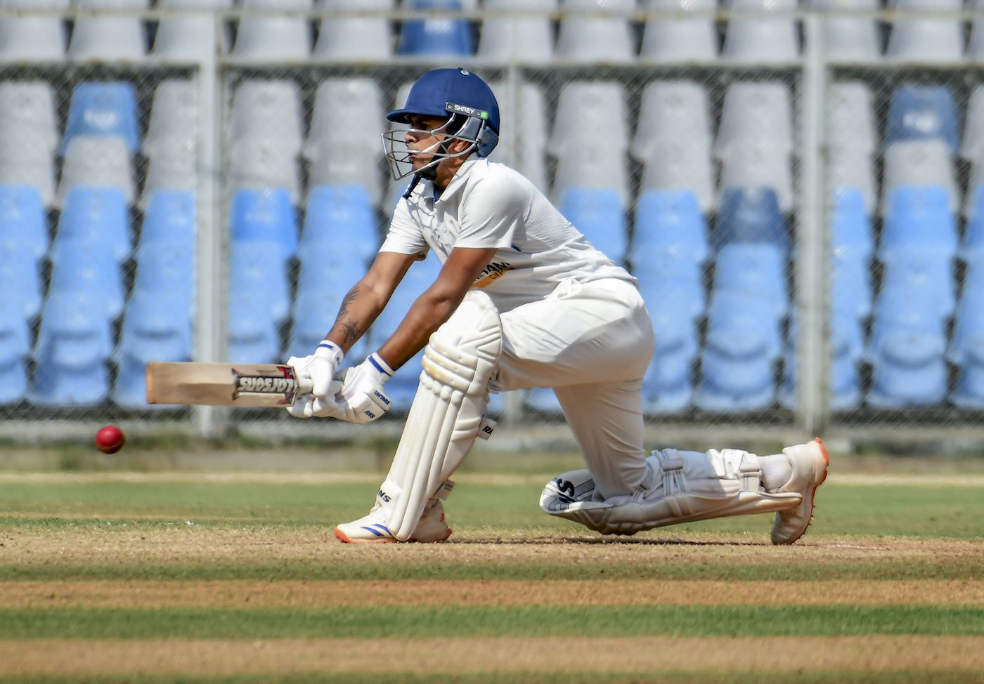 Mohit Kale plays the reverse sweep