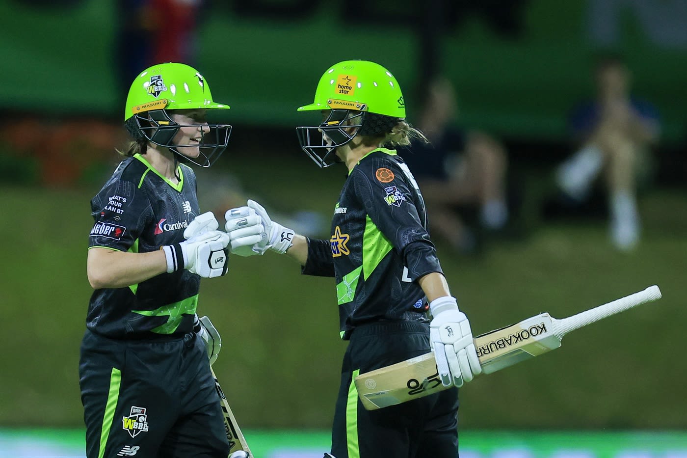 Tahlia Wilson and Phoebe Litchfield helped Sydney Thunder register their first win