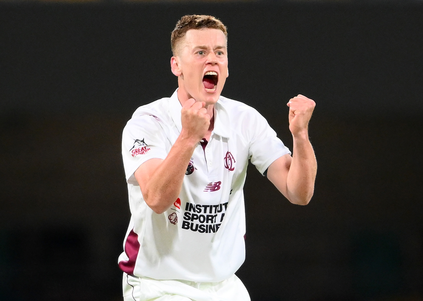 Sam Geyer took four wickets on his first-class debut