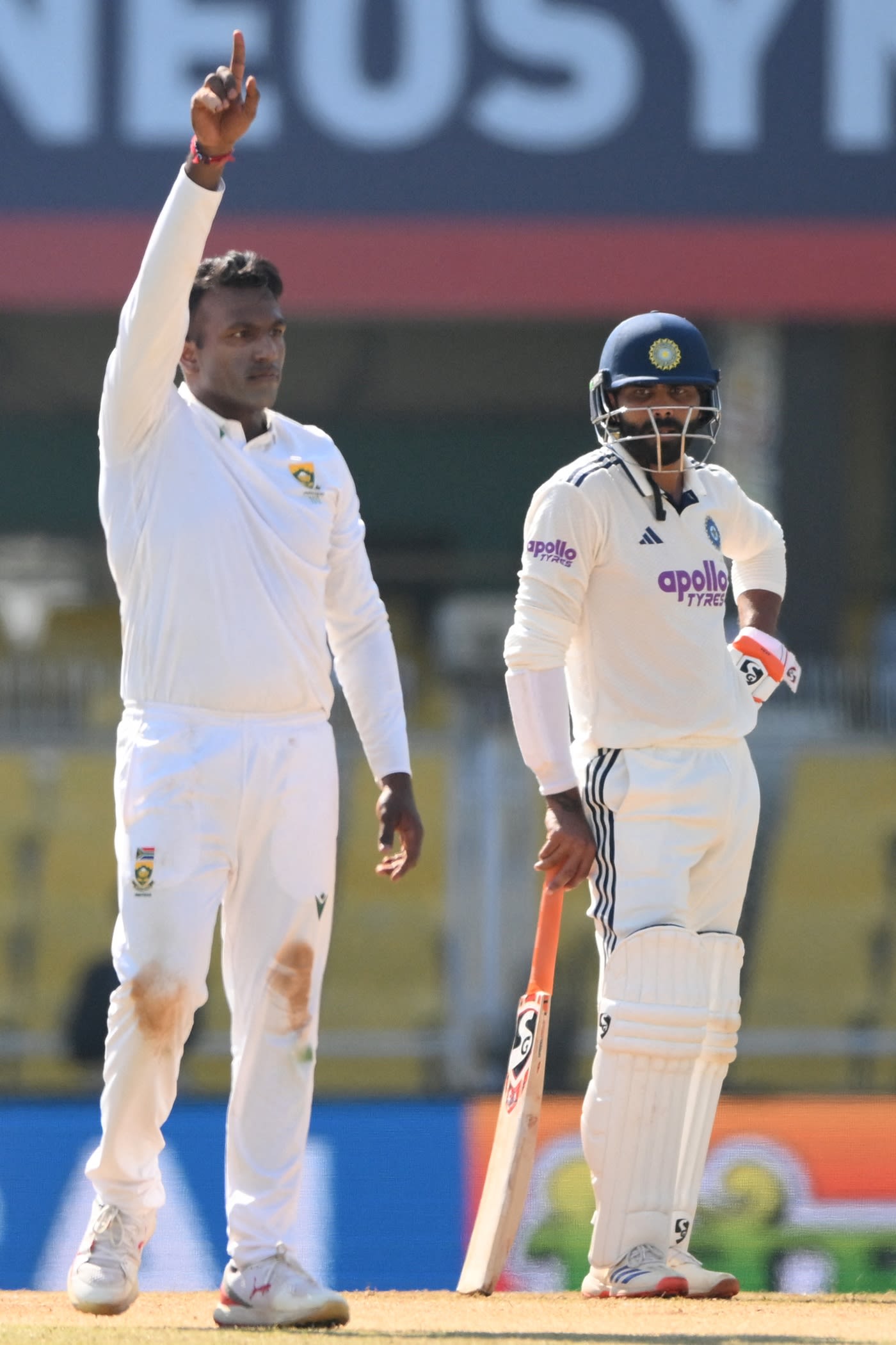 Senuran Muthusamy struck with his fifth ball