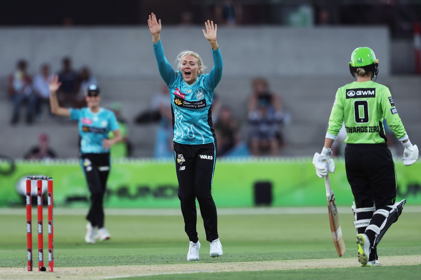 Sarah Glenn took a four-for in the first innings