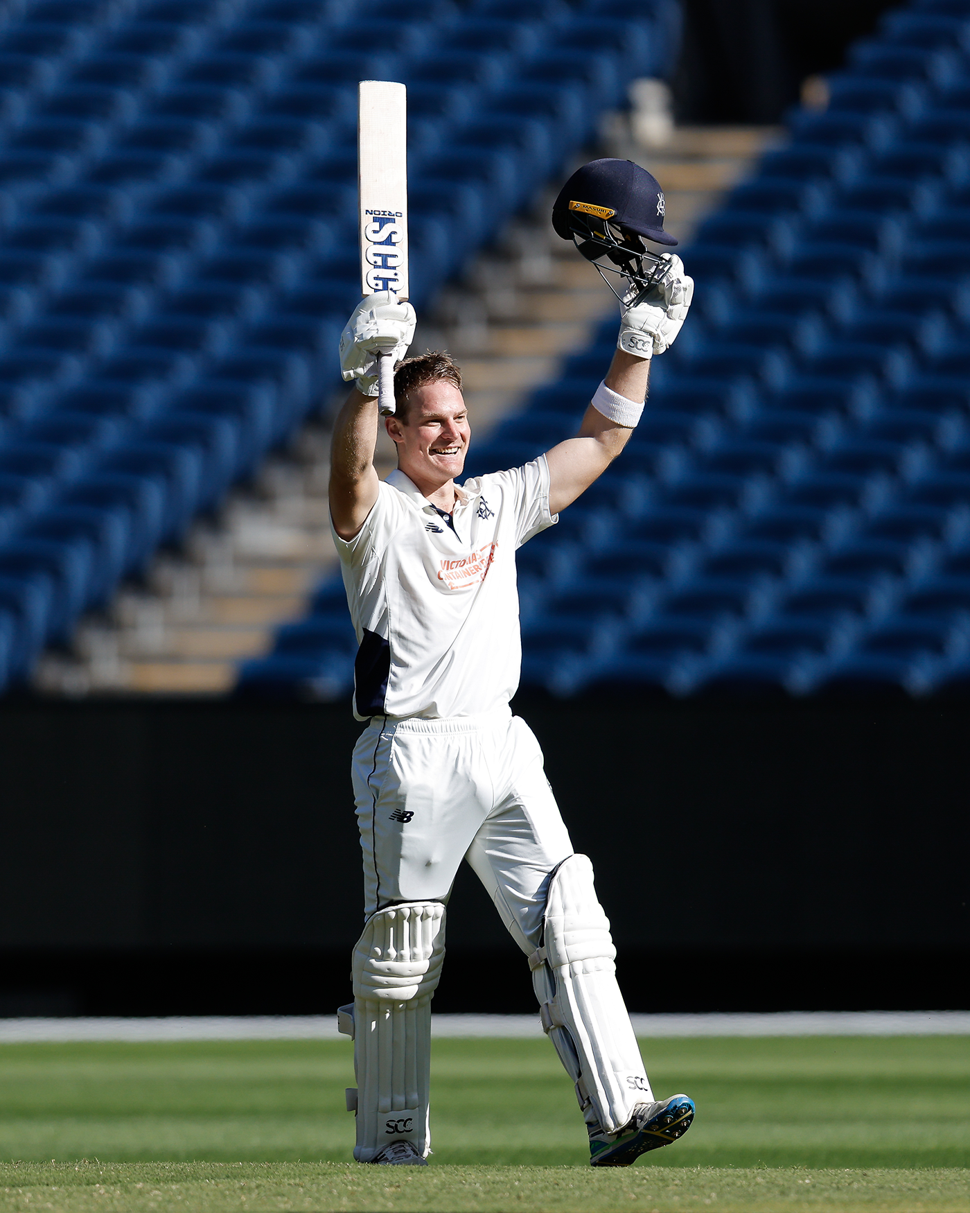 Blake Macdonald scored his maiden first-class century