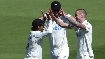 Tickner and Rae bowl West Indies out for 205 to give New Zealand the edge