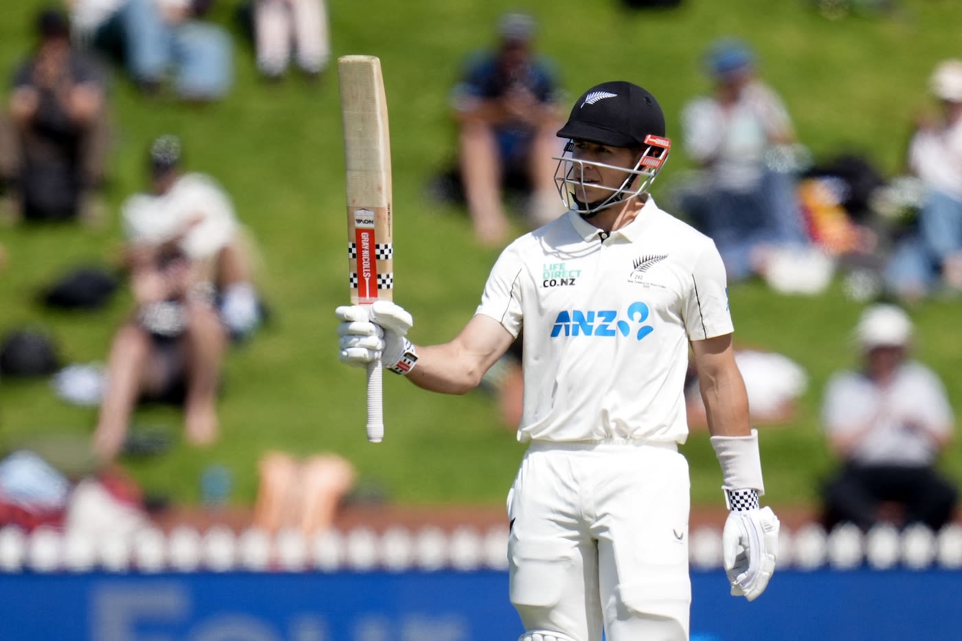 Mitchell Hay hit a half-century on Test debut