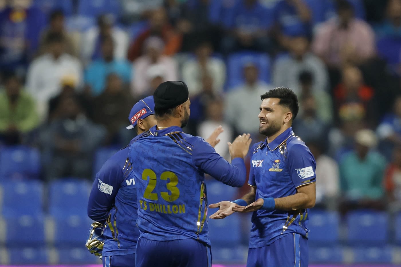 Fazalhaq Farooqi starred with four wickets