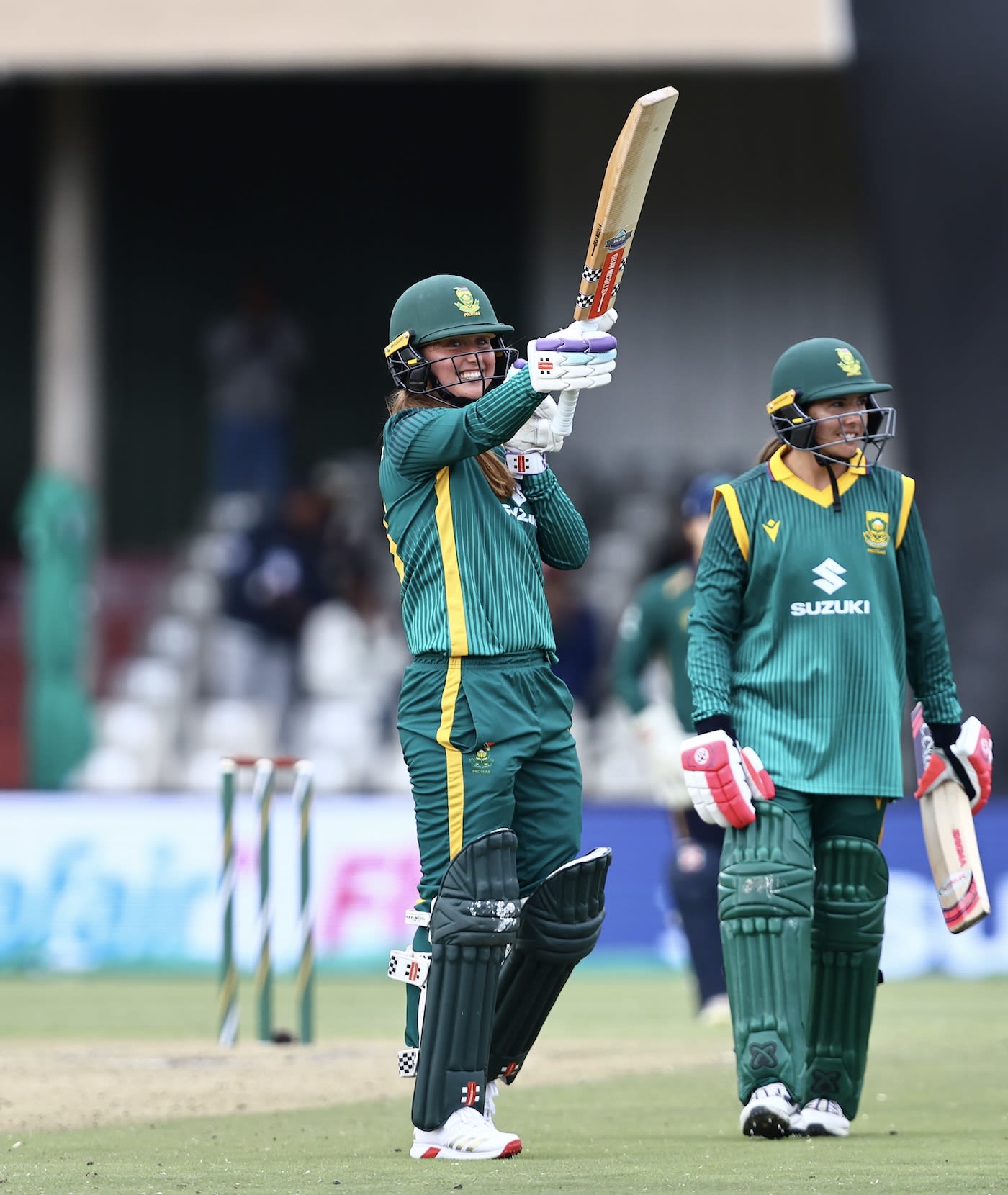 Miane Smit got to her maiden ODI half-century