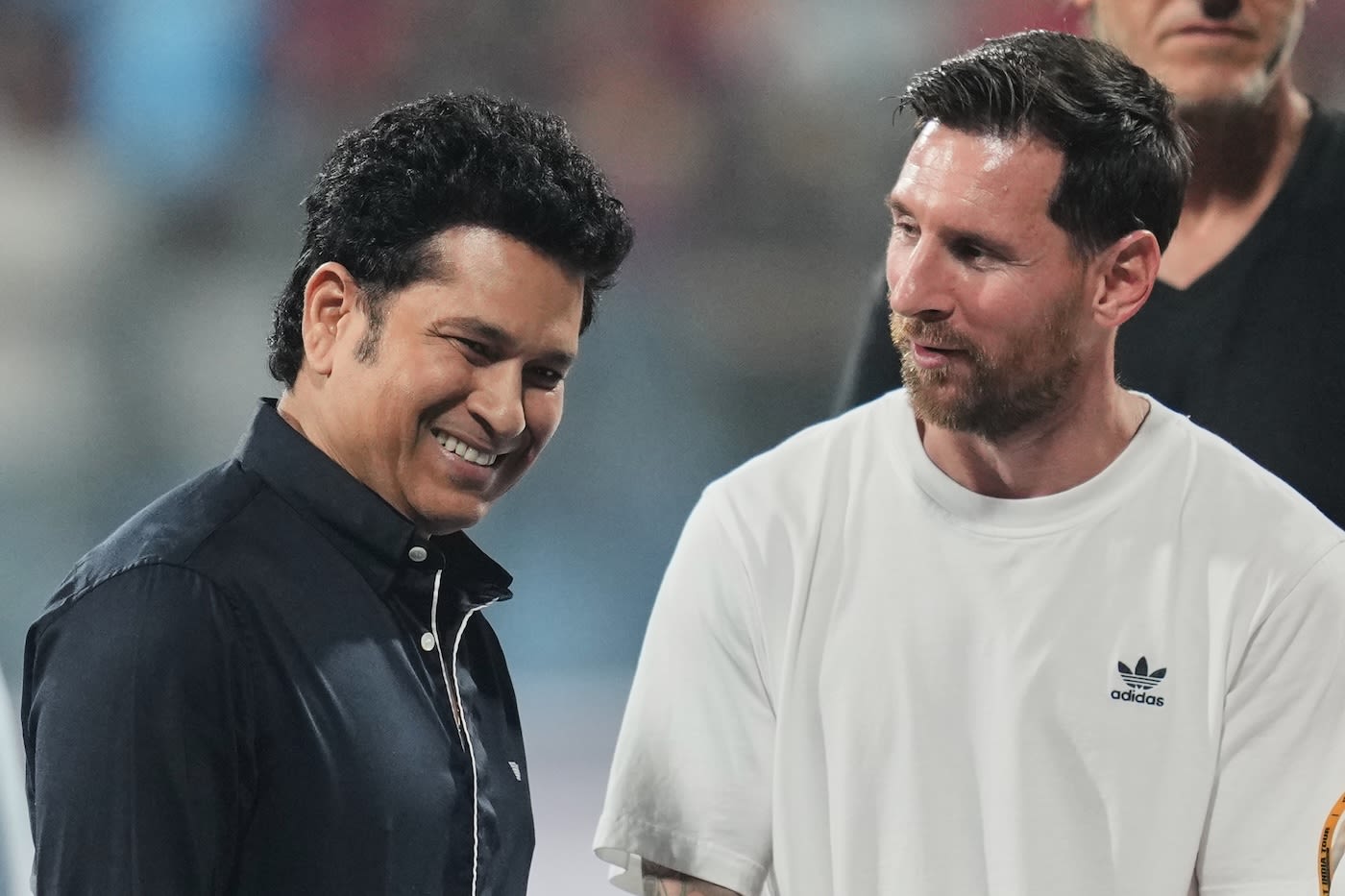 Sachin Tendulkar caught up with Lionel Messi