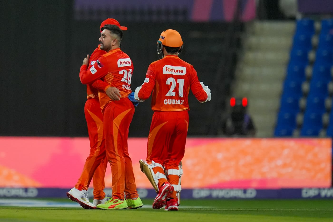 Tabraiz Shamsi celebrates a wicket