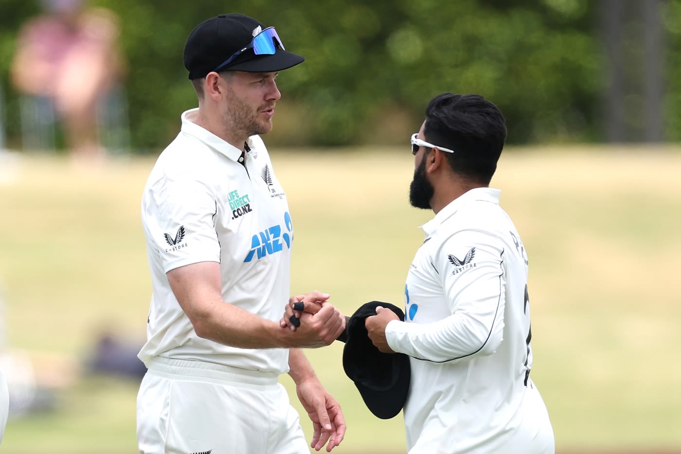 Jacob Duffy and Ajaz Patel effected a five-wicket collapse before lunch on the final day