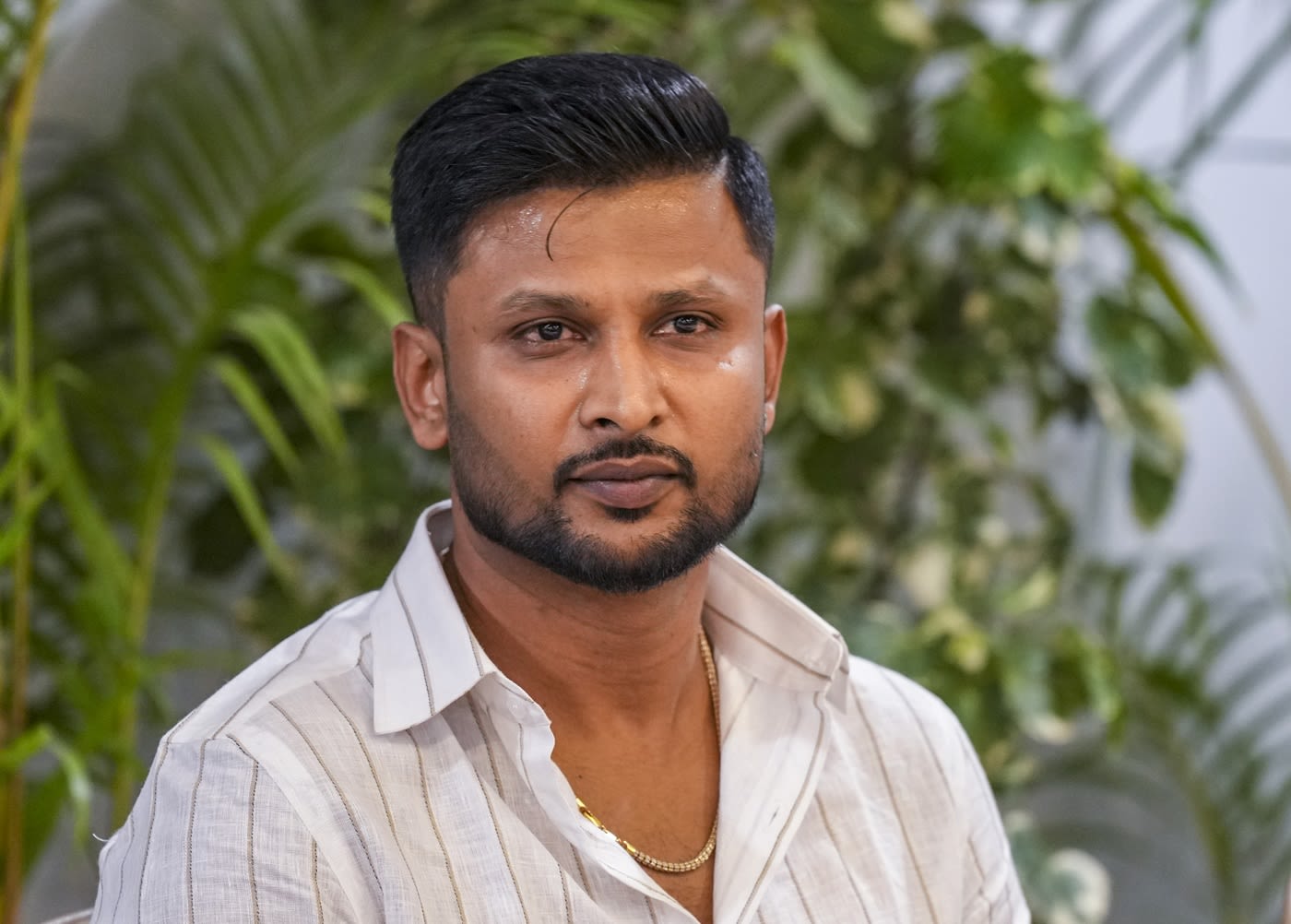 K Gowtham speaks to the media