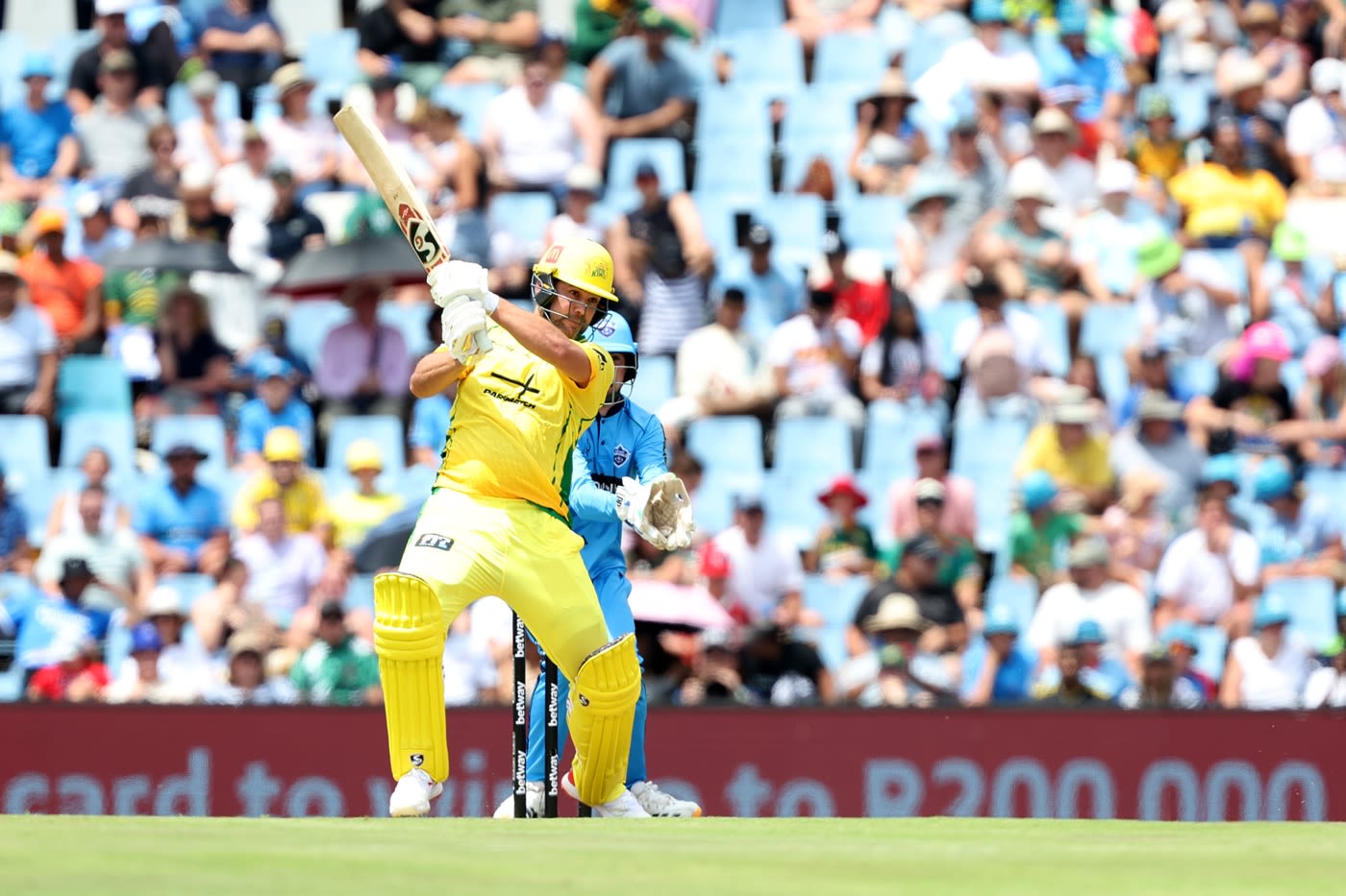 Rilee Rossouw hit plenty of boundaries in his knock of 48