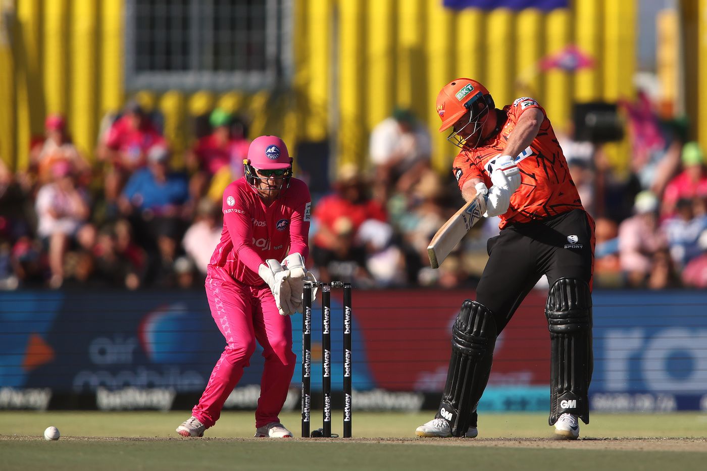 Jonny Bairstow had to deal with spin early in the innings