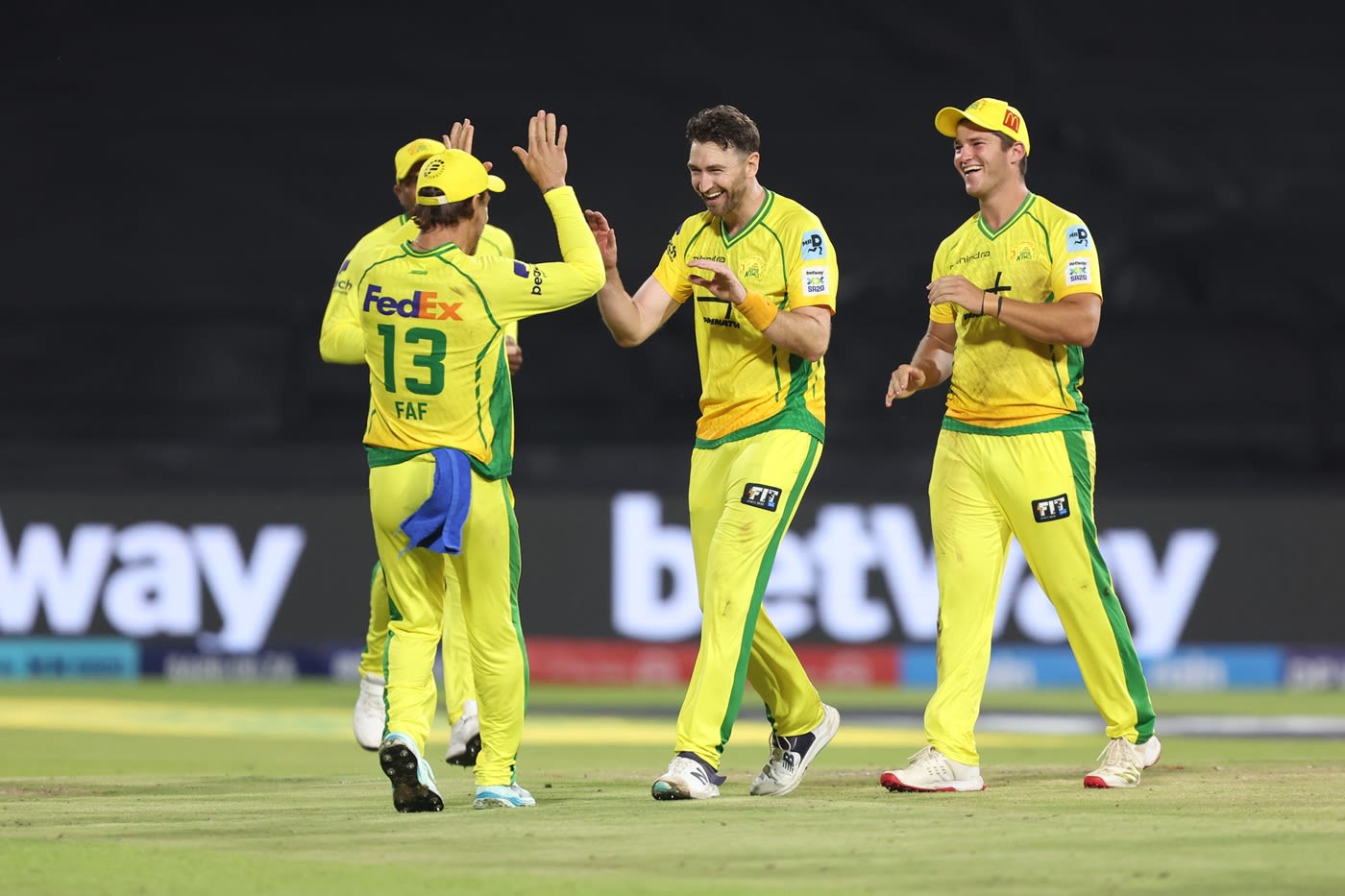 Richard Gleeson was the pick of the Super Kings bowlers
