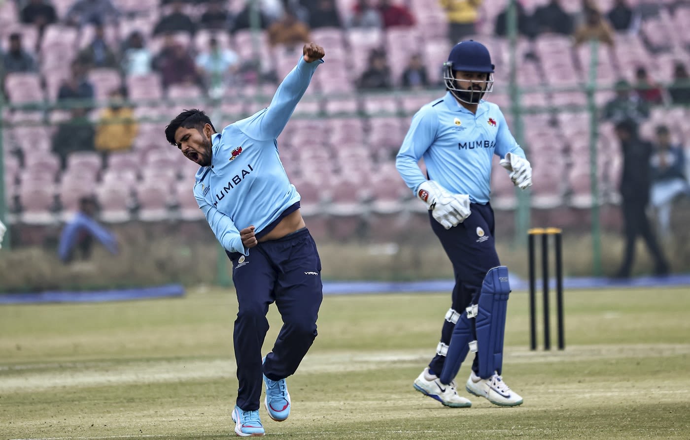 Musheer Khan is over the moon after taking a wicket